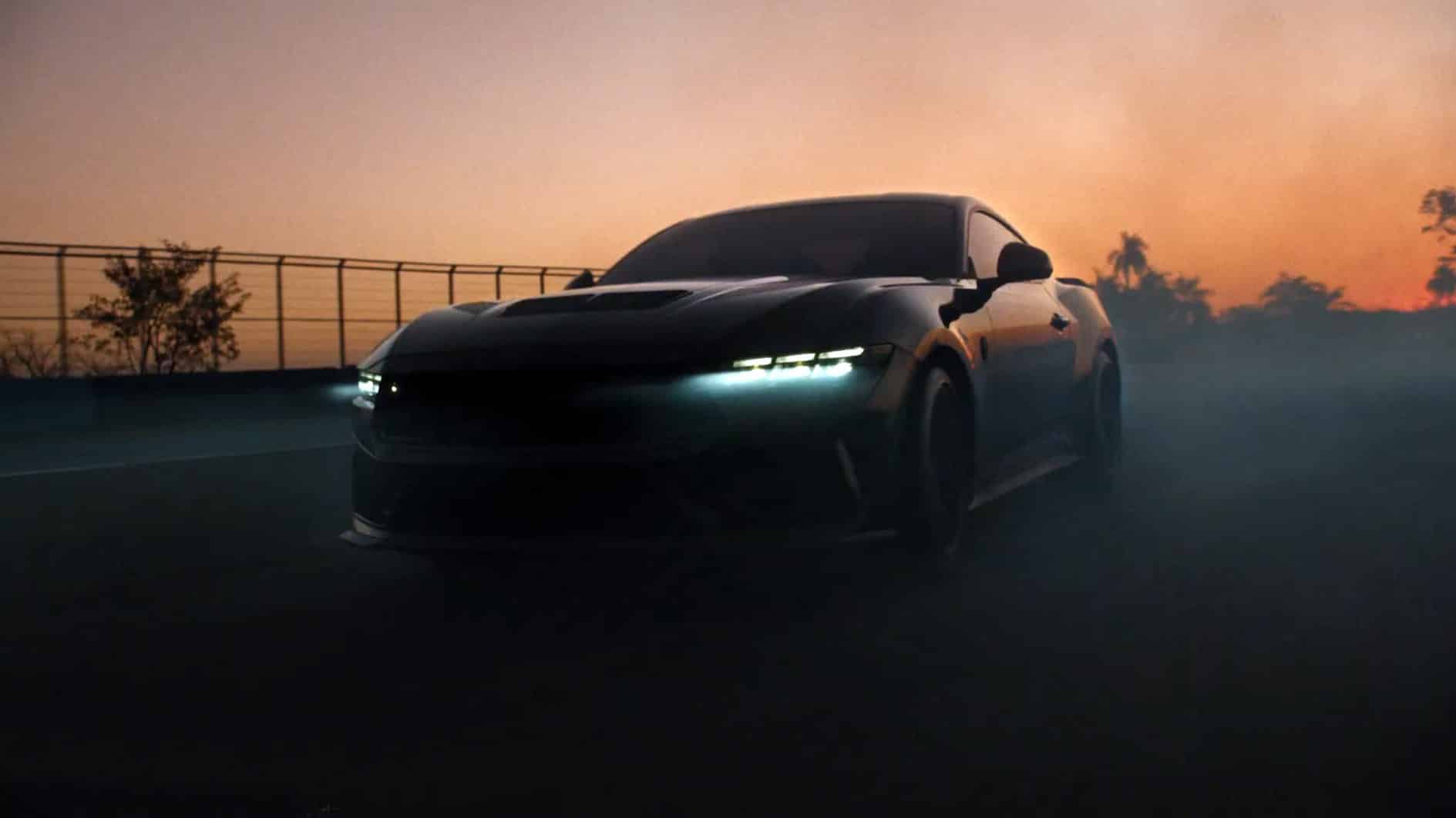 Velocidade é tema da campanha do Ford Mustang Dark Horse
